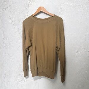 Aerie Slouchy Oversized Tan Sweater Pullover XS